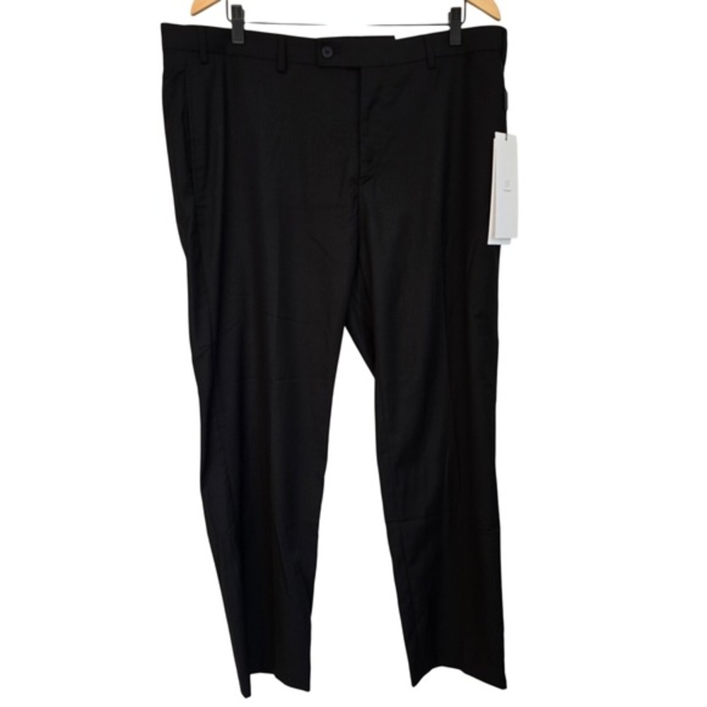 🆕️ *NWT* Men's Calvin Klein Black Extensible Stretch Fabric Dress Pants 38x30